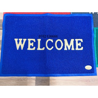 Thảm nhựa rối chùi chân Welcome đủ kích thước