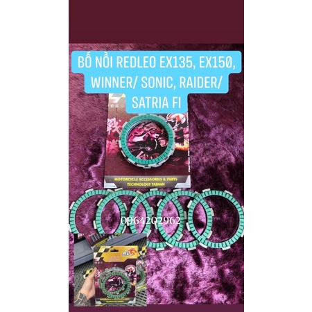 Bố Nồi REDLEO Cho Ex135 , Ex150 , Winner , Sonic 150 , Raider Fi / Satria Fi