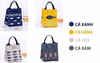 Túi đựng cơm giữ nhiệt hình cá