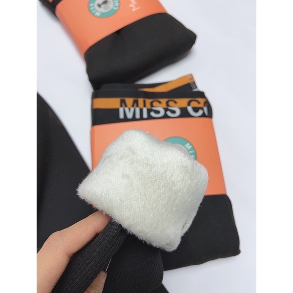 Quần legging lót lông Quần tăm lông cạp chữ