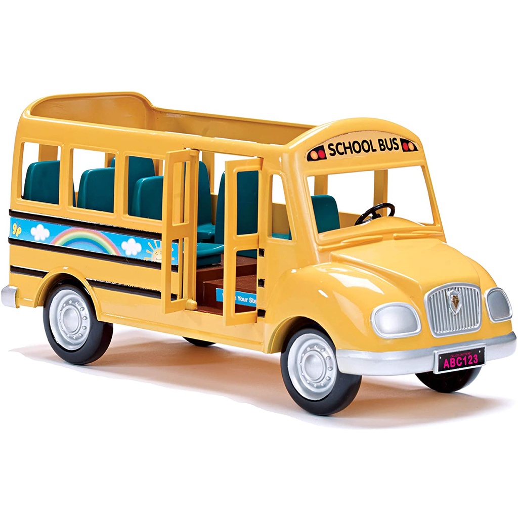 Sylvanian Families Calico Critters Xe Buýt Đưa Đón Học Sinh School Bus