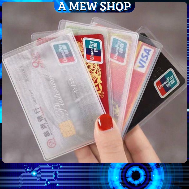 Vỏ Bọc Thẻ Trong Suốt, Túi Đựng Thẻ Căn Cước Công Dân, Thẻ ATM, Thẻ Ngân Hàng, Bằng Lái Xe, Bao Bọc Thẻ Đa Năng
