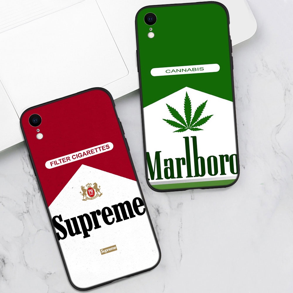 Ốp Điện Thoại Silicon Mềm Họa Tiết Marlboro 92lo Cho Iphone 5 5s 6 6s 7 8 Plus Xs Max Xr 10 X