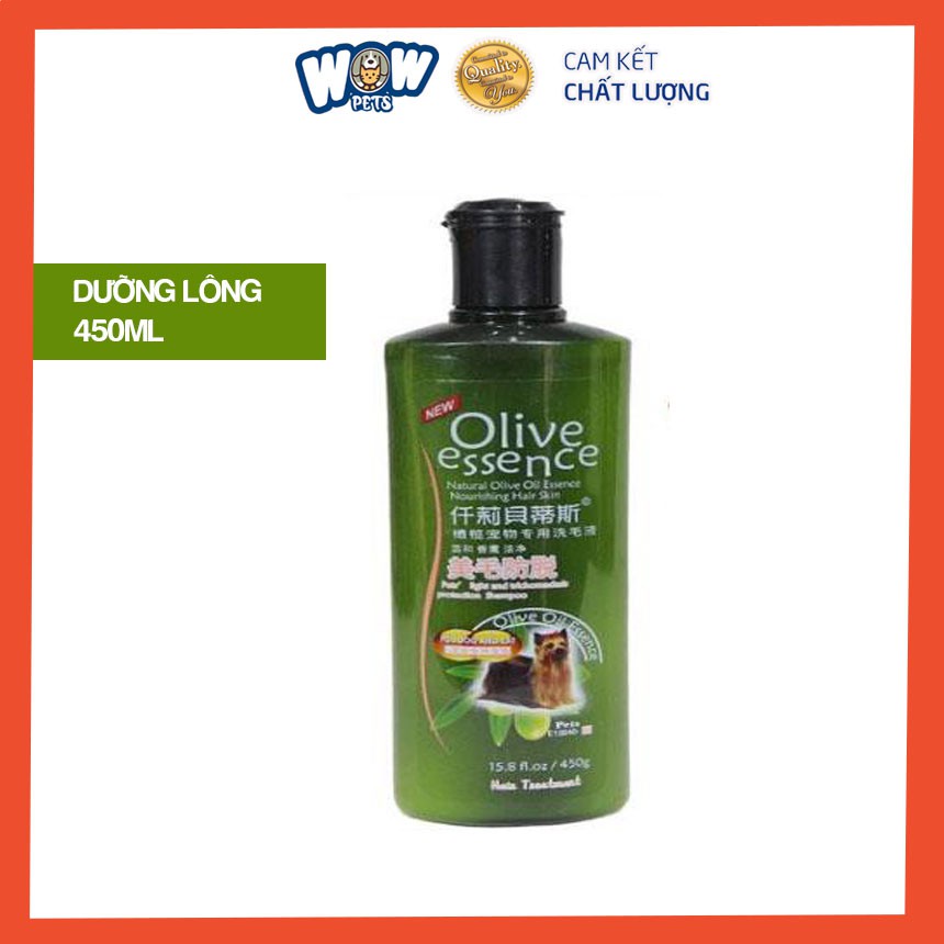 [W003] Sữa tắm Olive cho chó mèo wowpets dầu tắm chó mèo, Dưỡng lông, Khử mùi, ve rận