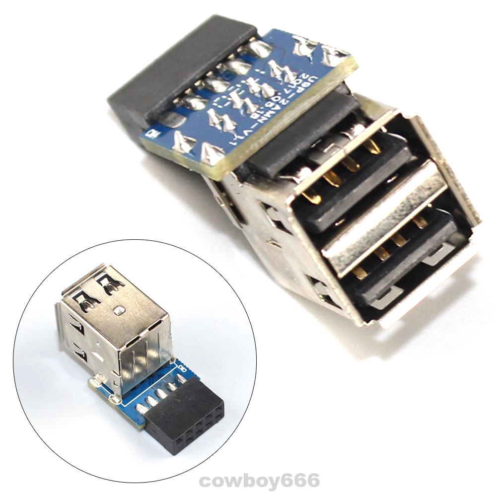 Bo Mạch Chủ Mini Usb 2.0 Hai Lớp 9 Pin Sang Cổng A | BigBuy360 - bigbuy360.vn