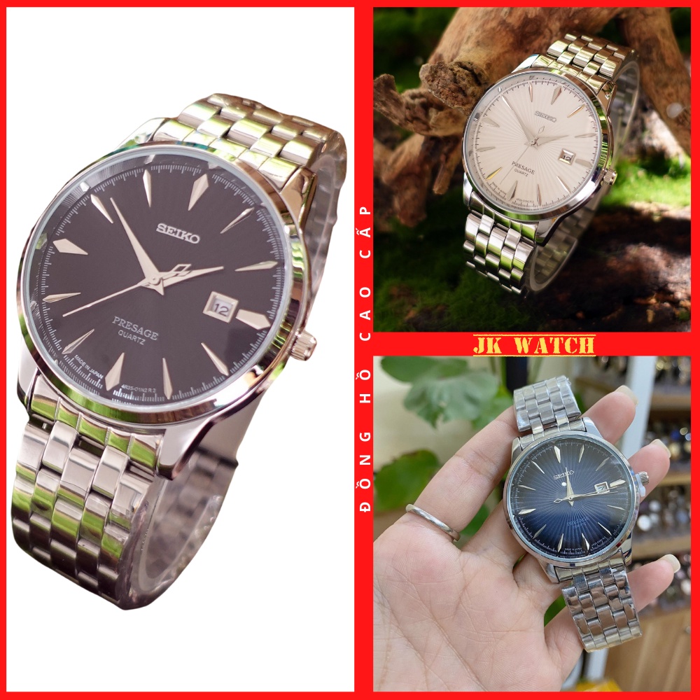 Đồng Hồ Nam SEIKO Classic Dây Kim Loại Mặt Tròn Sang Trọng Lịch Lãm - A03 - JK Watch