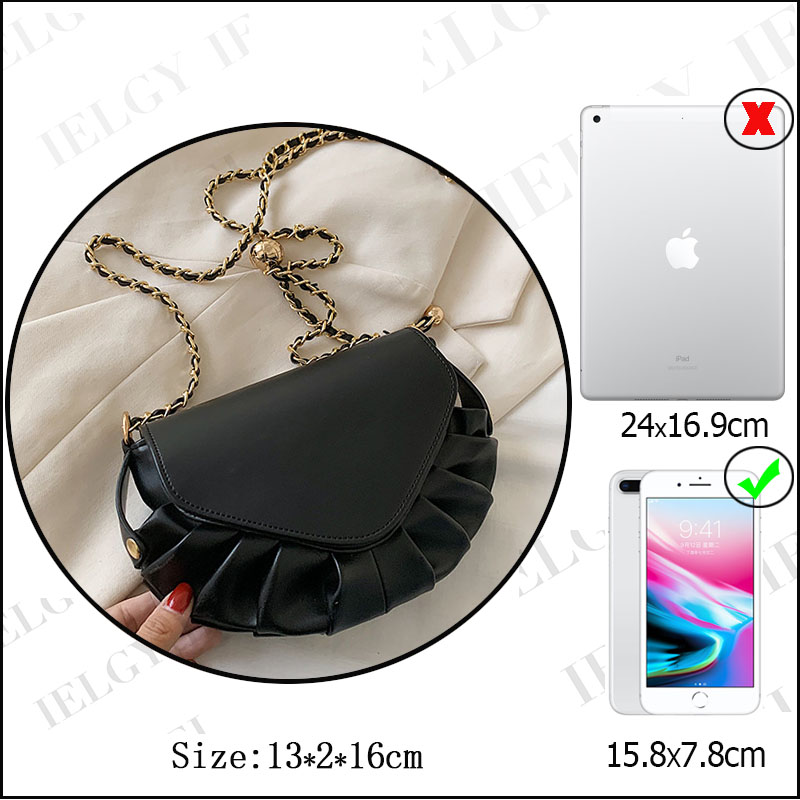 Túi Đeo Chéo Dây Mắc Xích Thời Trang Nữ