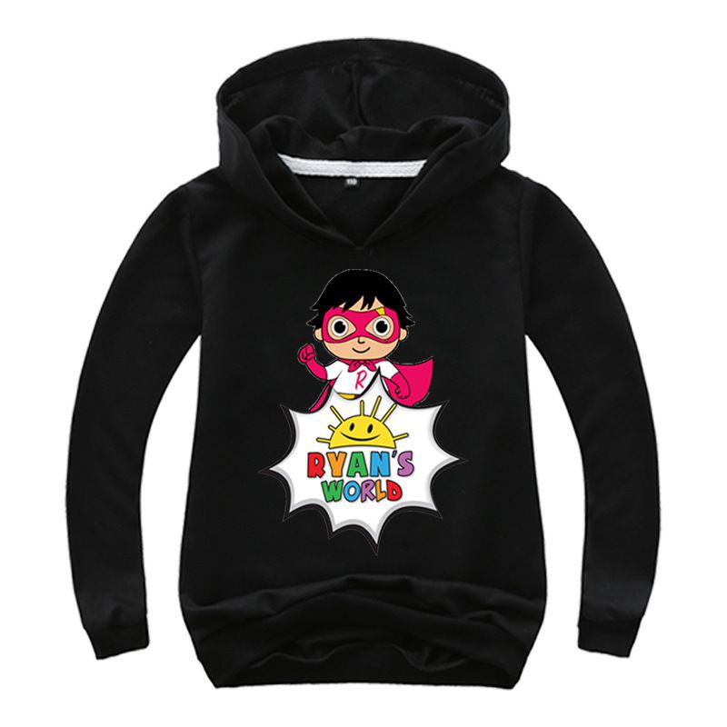 Áo Hoodies Tay Dài Hoạ Tiết Hoạt Hình Đáng Yêu Cho Bé