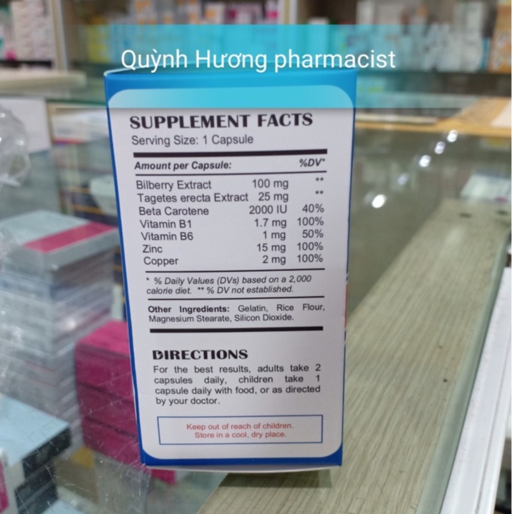 Viên uống EYEMED lọ 30 viên giúp tăng cường thị lực.