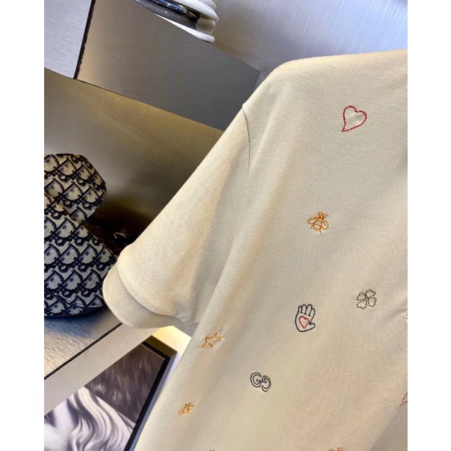 Áo polo Tay Ngắn Bằng Cotton Thêu Chữ Thời Trang Dành Cho Nam