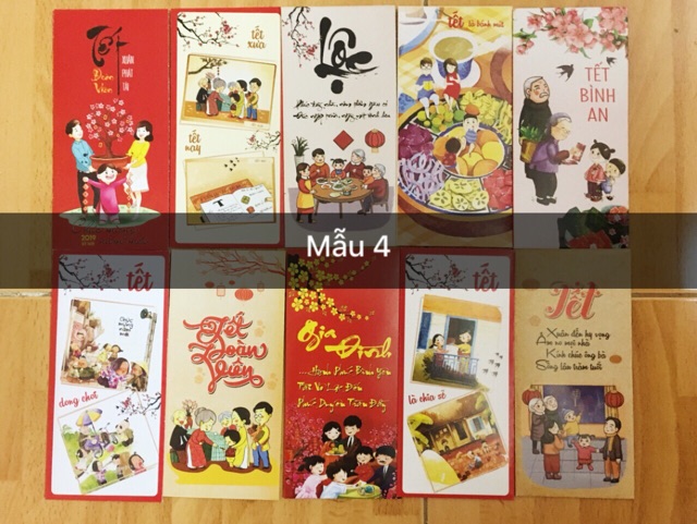 Bao lì xì tết 2019 mẫu đẹp