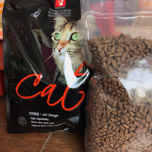 Cat Eye thức ăn cho mèo 1kg chia đủ