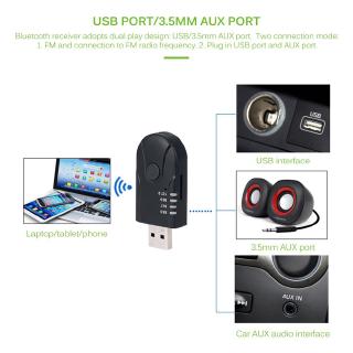 Usb Bluetooth Nhận Tín Hiệu Âm Thanh Jack Cắm 3.5mm