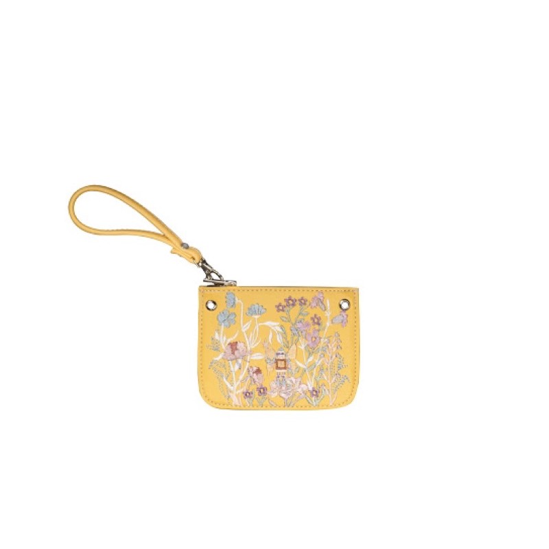 Ví nhỏ đựng thẻ bằng da thêu hoa nữ Ngaos Jimmi Fairy | BigBuy360 - bigbuy360.vn