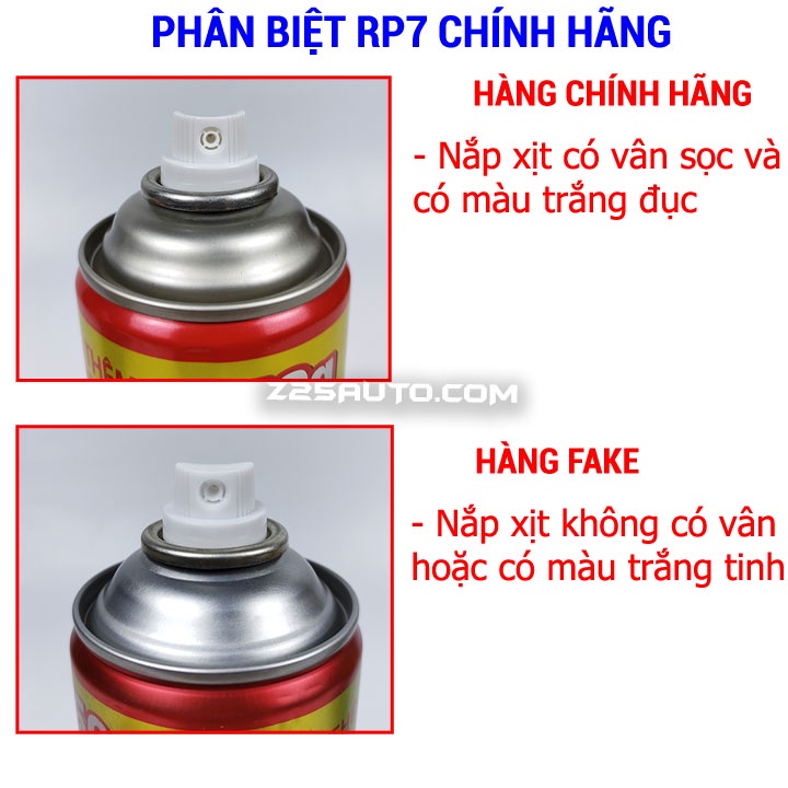 RP7 chính hãng bình xịt tẩy rỉ sét và bôi trơn kim loại SELLEYS