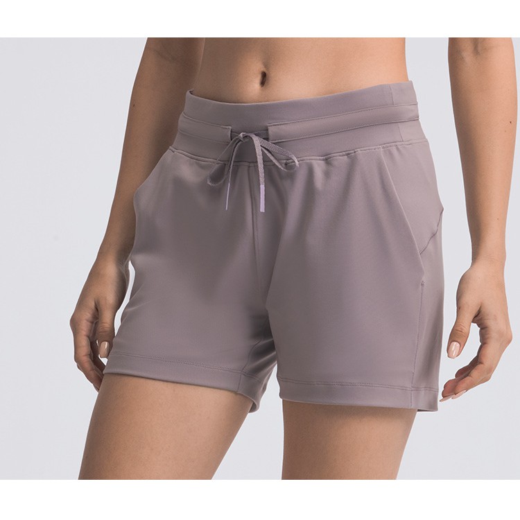 Quần tập Lululemon All Yours High-Rise Short - Quần đùi thể thao Lulu không logo