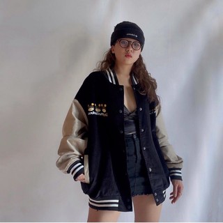 Áo Khoác Bomber Chất Nhung Unisex