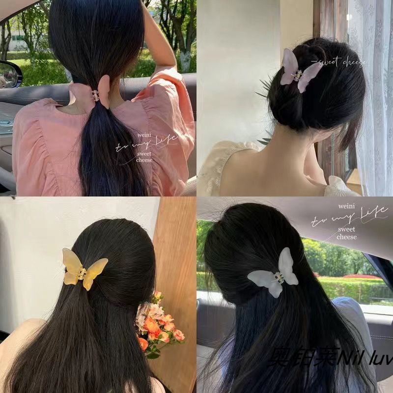 Kẹp Tóc Hình Bướm Sau Lưng Phong Cách Hàn Quốc Cho Nữ