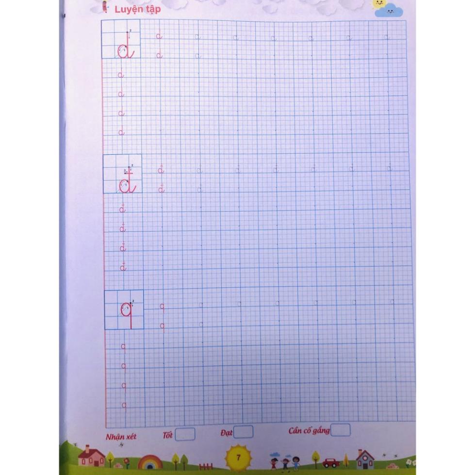 Sách Luyện Viết chữ thường, chữ hoa cỡ nhỏ, theo nhóm (1 cuốn)