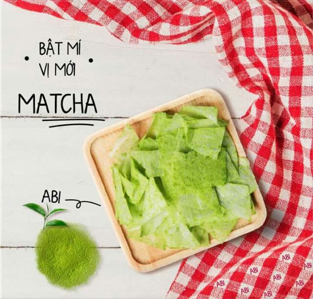 Bánh tráng Matcha Abi