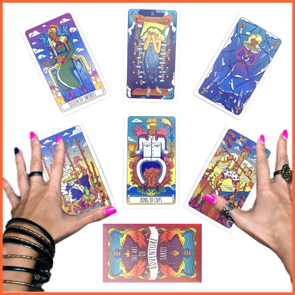 Bộ Bài Tarot Phiêu Lưu Bằng Giấy Chất Lượng Cao