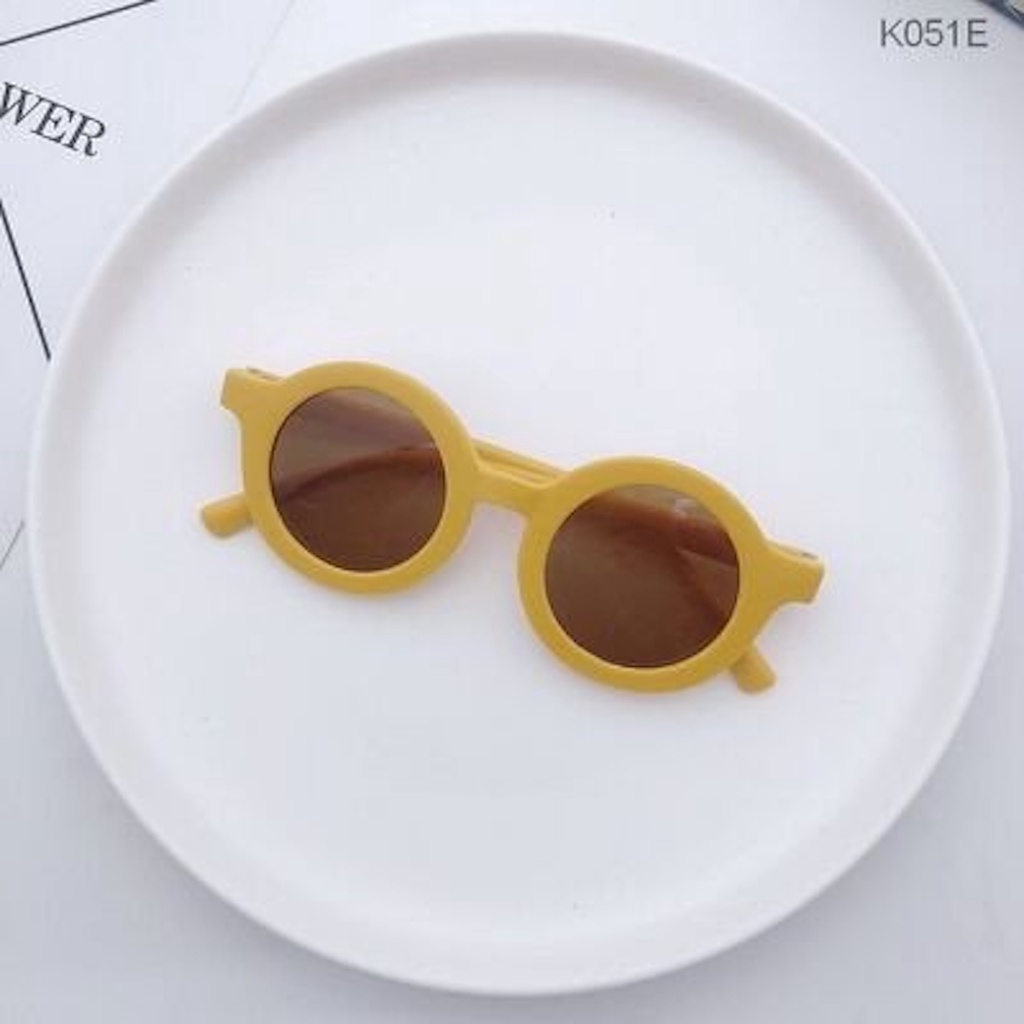 Kính tròng tròn cho bé trai bé gái 1 2 3 4 5 tuổi MINTSCLOSET Mint's Closet - p135 - PK8307 - PK8319 - PK8331