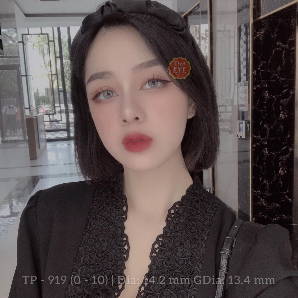 [Tặng Combo 175k] Kính Áp Tròng Xám Tây Tint Eye Lens TP - 919