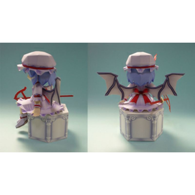 Mô hình giấy anime  Flandre Scarlet và Remilia Scarlet