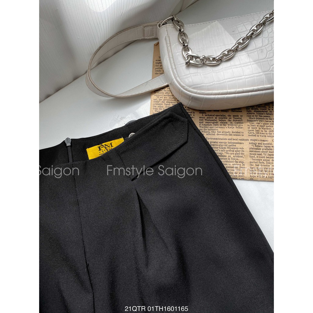 Quần tây trơn suông dài 09128 thời trang nữ Fmstyle Saigon 21QTR01TH1601 | BigBuy360 - bigbuy360.vn