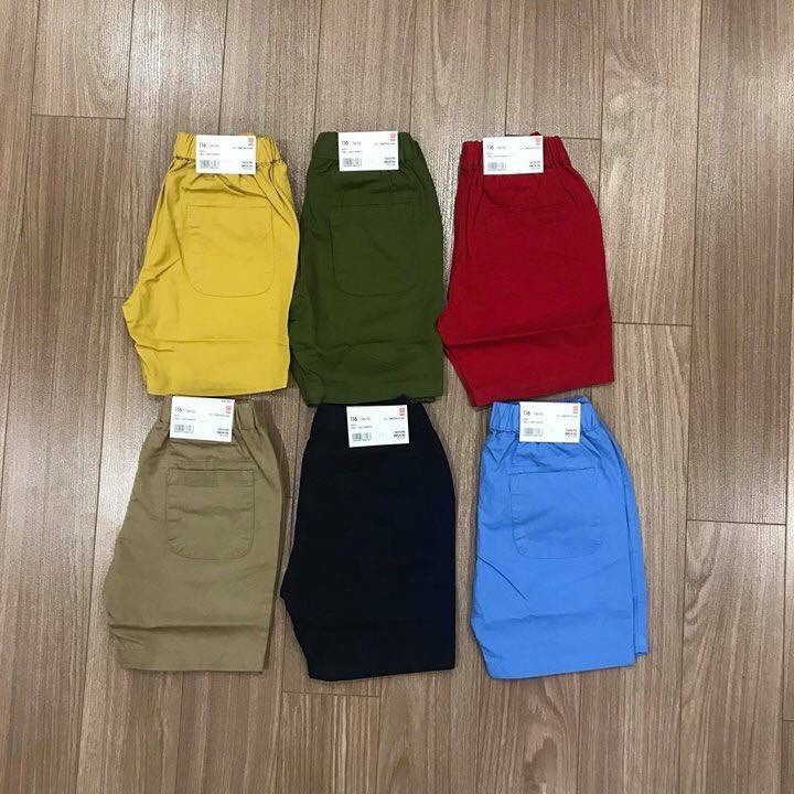 Quần short đùi cho bé trai - Quần Short KAKI UNIQLO hàng xuất dư cho bé trai từ 2 -12 tuổi (6 màu)