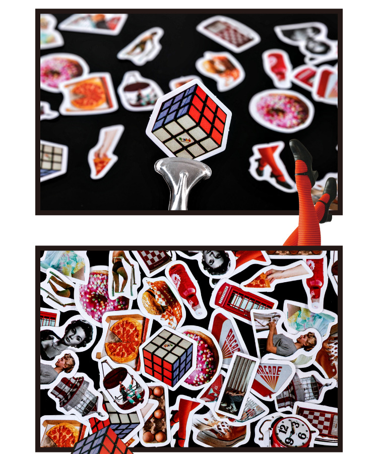 Set 46 Miếng Dán Trang Trí Dễ Thương