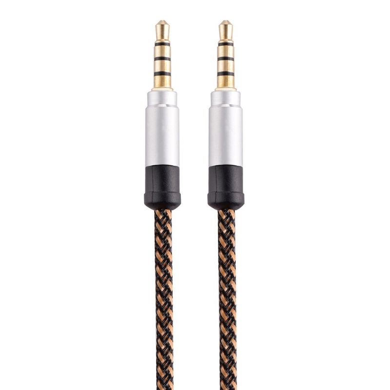 Jack 2 đầu 3.5 mm 4 khấc bọc dù 3m chất lượng cao