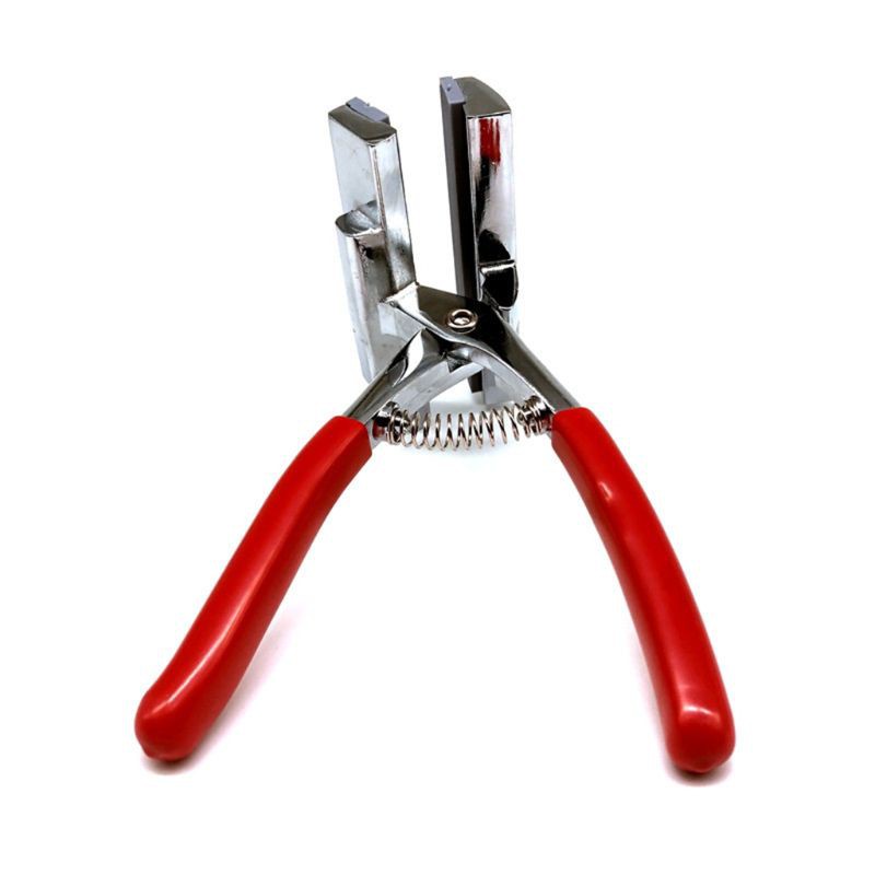 Kìm kéo dãn bề mặt vải miệng 12cm thiết kế tay cầm màu đỏ chuyên dụng vẽ tranh sơn dầu