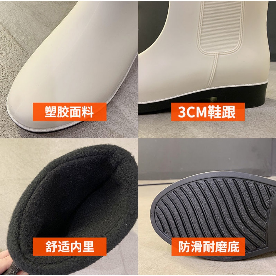 Giày đi mưa nữ giày đi mưa ống ngắn chống nước chống trượt giày đi mưa nhà bếp giày chống nước