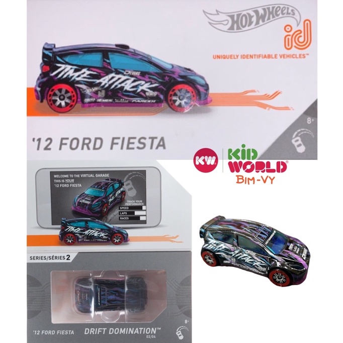 Xe mô hình Hot Wheels ID Series 2 '12 Ford Fiesta HBG12.