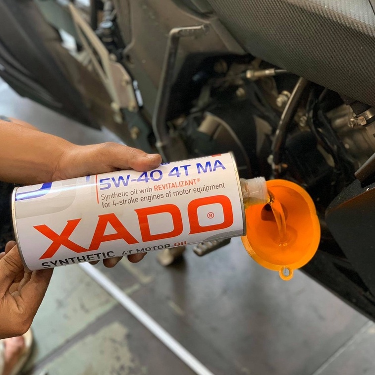 Dầu nhớt XADO ATOMIC OIL 5W40 4T MA