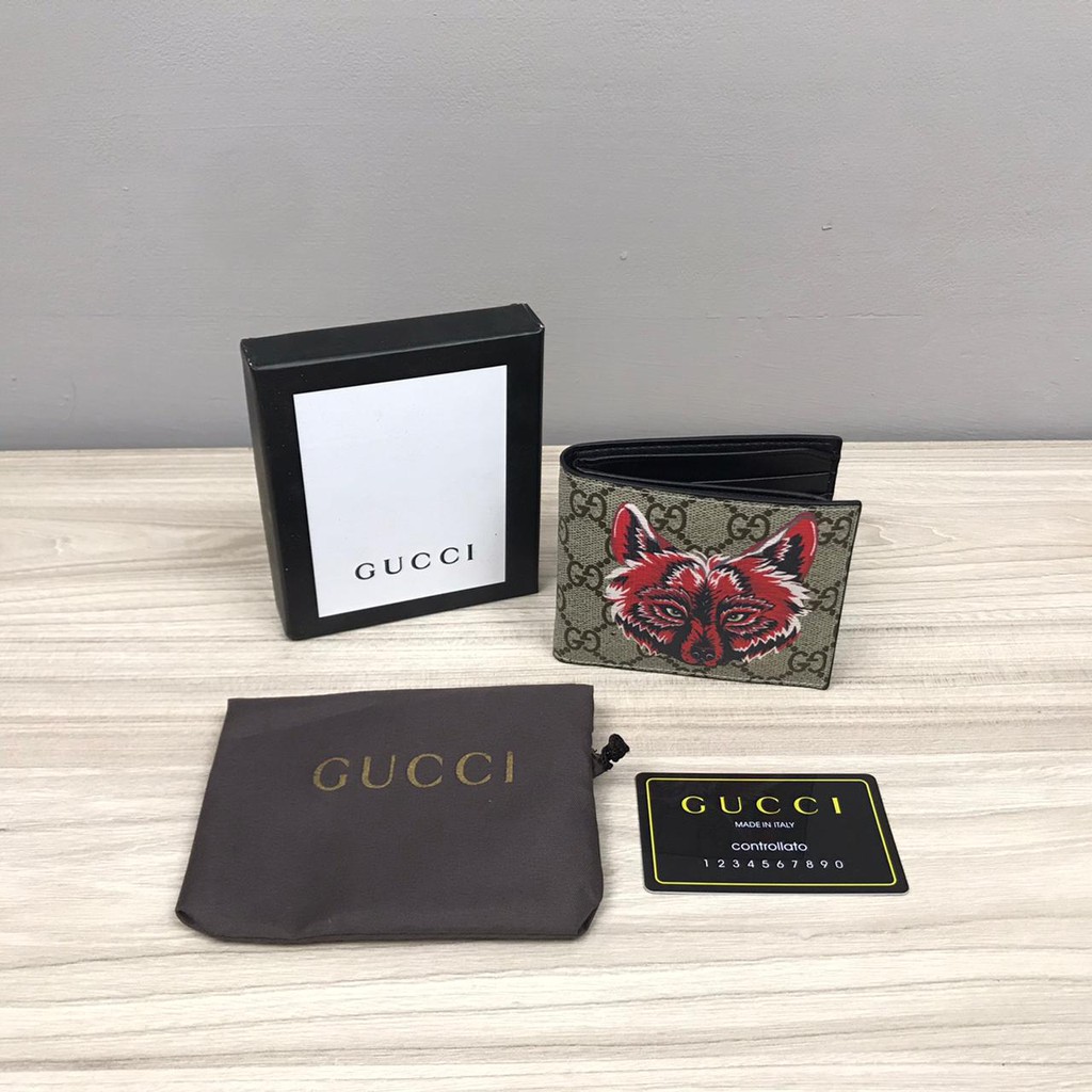 Ví Gucci In Hình Rắn / Hổ / Ong Thời Trang Cao Cấp Cho Nam