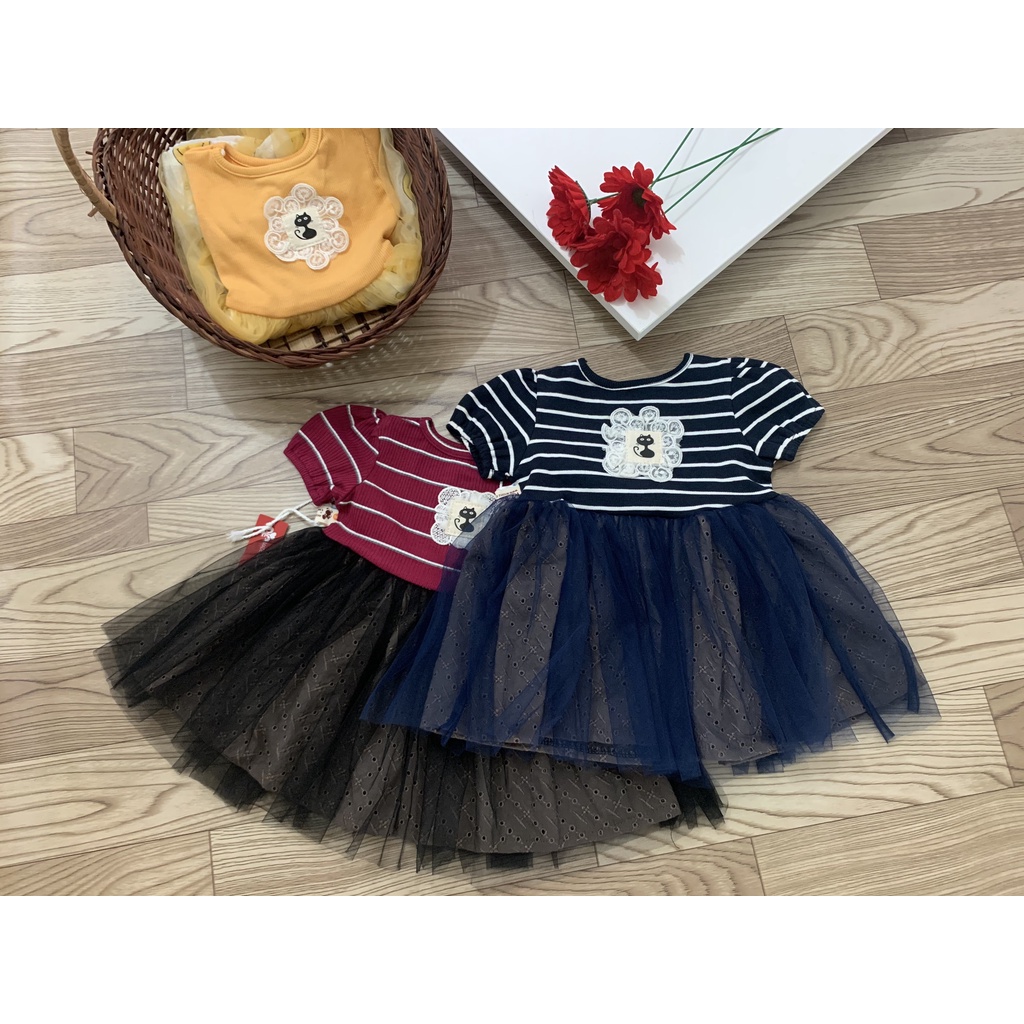 Váy chân xòe đáng yêu cho bé gái 1-5 tuổi