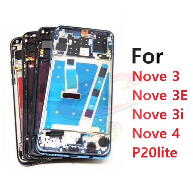 Khung Giữa Màn Hình LCD Cao Cấp Cho Điện Thoại huawei nova 3i 3 3E 4 P20 LIte