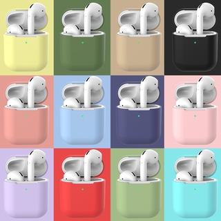 Vỏ đựng bảo vệ bằng silicon chống nước chống bám vân tay thích hợp cho Airpods 1 / 2