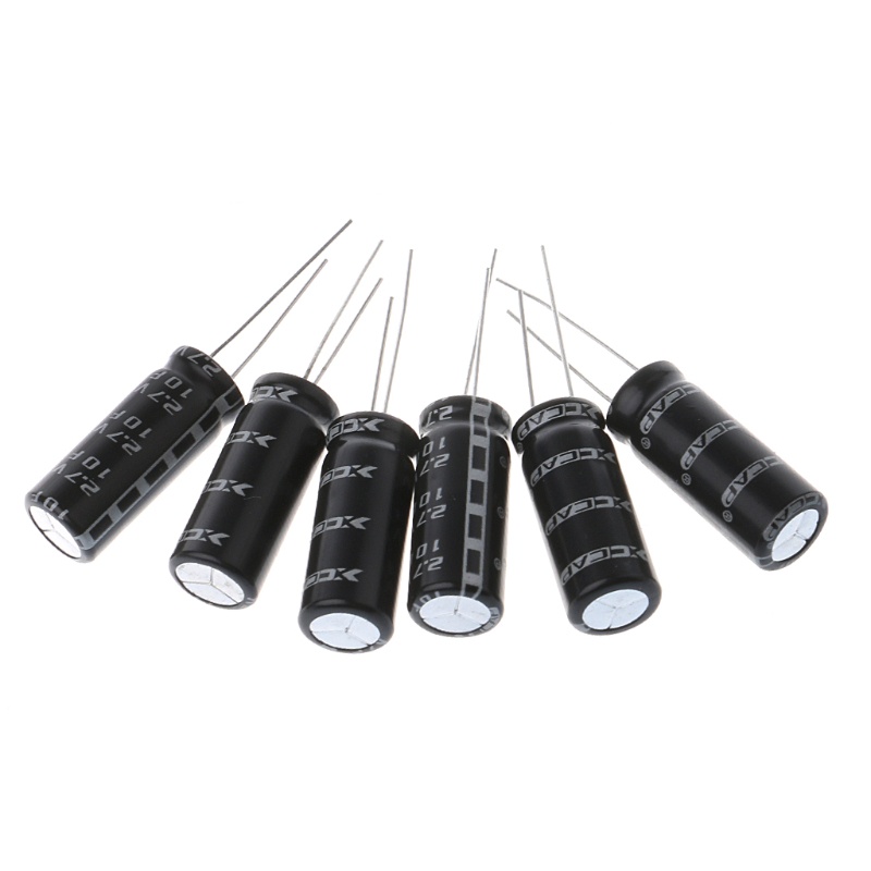 Set 6 Tụ Điện 6X2 7V 10F 10x26mm Chuyên Dụng Chất Lượng Cao