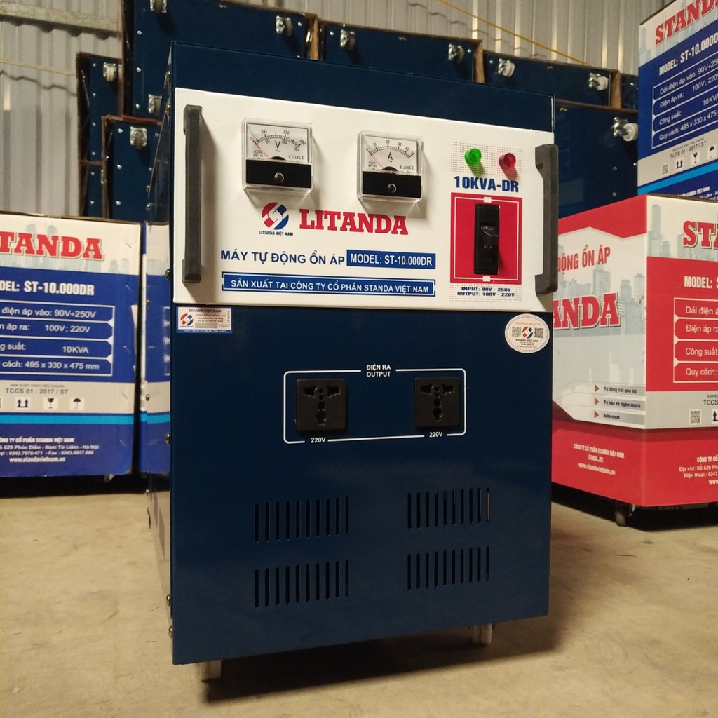 Ổn Áp Litanda 10KVA DR Dải 90V