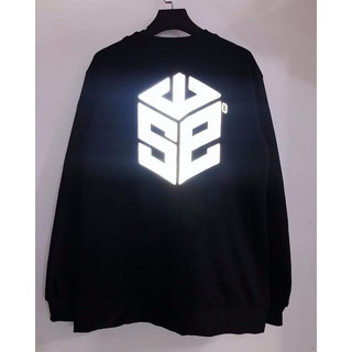 Áo Sweater phản quang swe nam nữ chất đẹp mềm mịn form dáng rộng phong cách Hàn Quốc