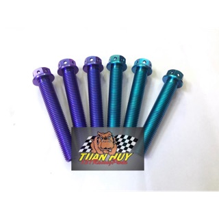 Ốc titan gr5 10li60 probolt gắn treo bô vario click airblade hoặc các xe có cùng kích thước
