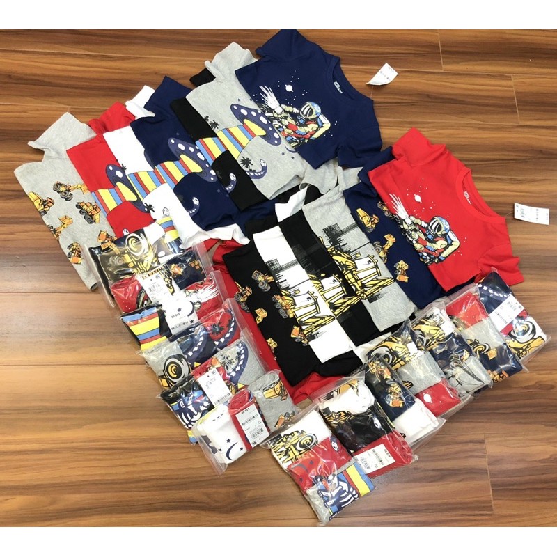 Set 3 áo cộc tay hãng Epic dư xịn cho bé trai