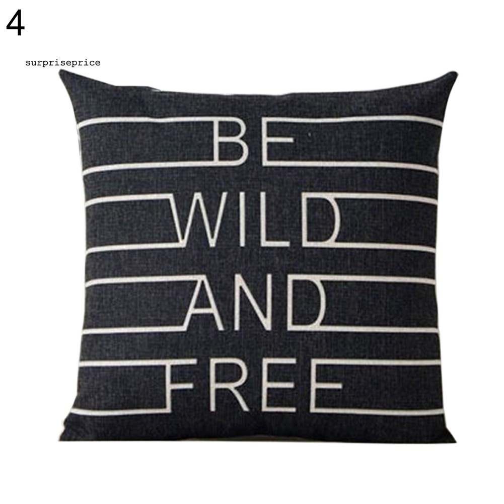 Vỏ gối vuông họa tiết động vật trang trí nội thất