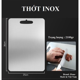 THỚT INOX SUS304, CHỐNG ẨM MỐC, KHÔNG MÙN KHÁNG KHUẨN, AN TOÀN TUYÊT ĐỐI