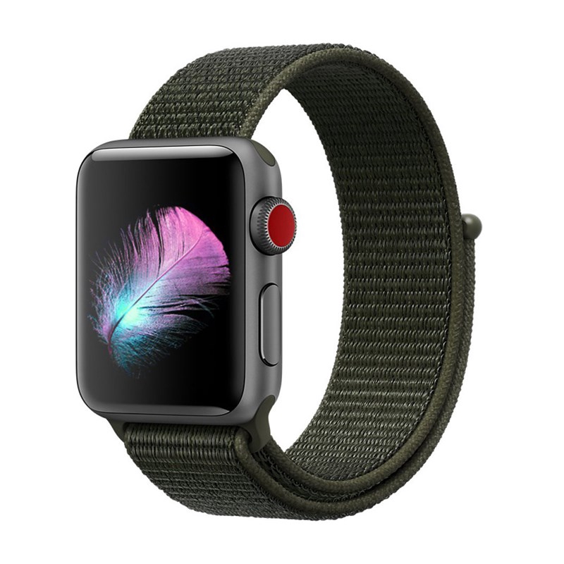 Dây đeo đồng hồ Lykry cho Apple watch Series 6/5/4/3/2/1 38MM 40MM 42MM 44M chất liệu nylon