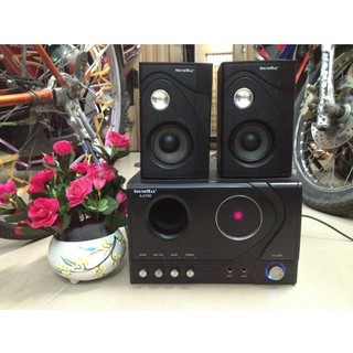 Sốc..!!!! Loa Soundmax cao cấp 2100 2.1 còn mới gắn được 2 micro ...