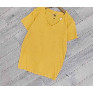 Áo thun nữ cổ tim Gap (100% cotton)